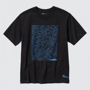 Black Uniqlo PEACE FOR ALL Short-Sleeve Graphic Akamai Women T Shirts | 6620910