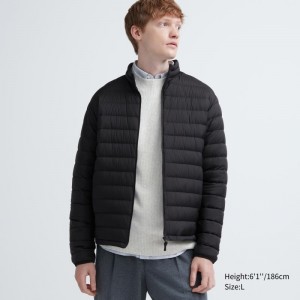 Black Uniqlo Ultra Light Down Men Jackets | 199209