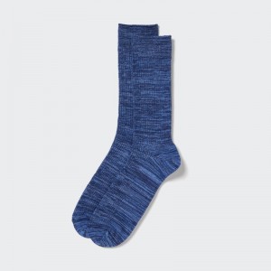 Blue Uniqlo Colorful 50 Men Socks | 283695