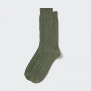 Green Uniqlo Colorful 50 Men Socks | 3258212