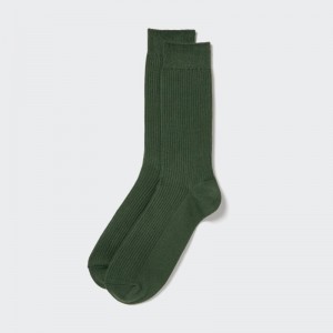 Green Uniqlo Colorful 50 Men Socks | 4334687