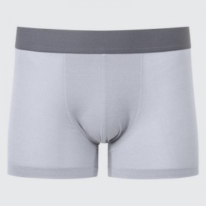 Grey Uniqlo Airism Heather Low Rise Boxers Men Underwear | 3596961