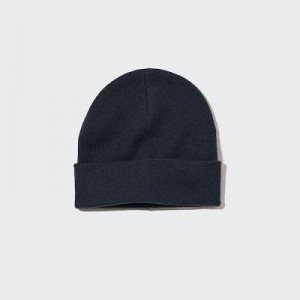 Navy Uniqlo HEATTECH Watch Women Caps | 7737566