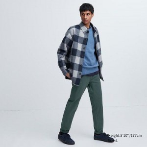 Olive Uniqlo Ultra Stretch Color Women Jeans | 6378774