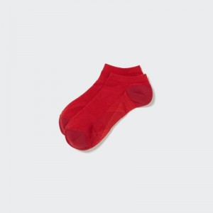 Red Uniqlo Sports Short Men Socks | 3663999