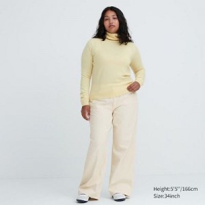 White Uniqlo Baggy Women Jeans | 6247308