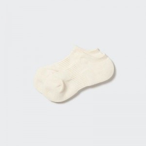 White Uniqlo Heattech Short Women Socks | 9414322