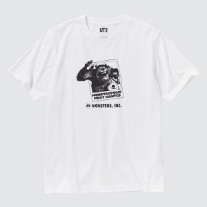 White Uniqlo MAGIC FOR ALL FOREVER UT Short-Sleeve Women T Shirts | 3297593