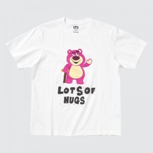 White Uniqlo Magic For All Timeless Favorites Ut Short-sleeve Graphic Men T Shirts | 1839858