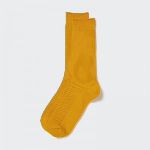 Yellow Uniqlo Colorful 50 Men Socks | 2768039
