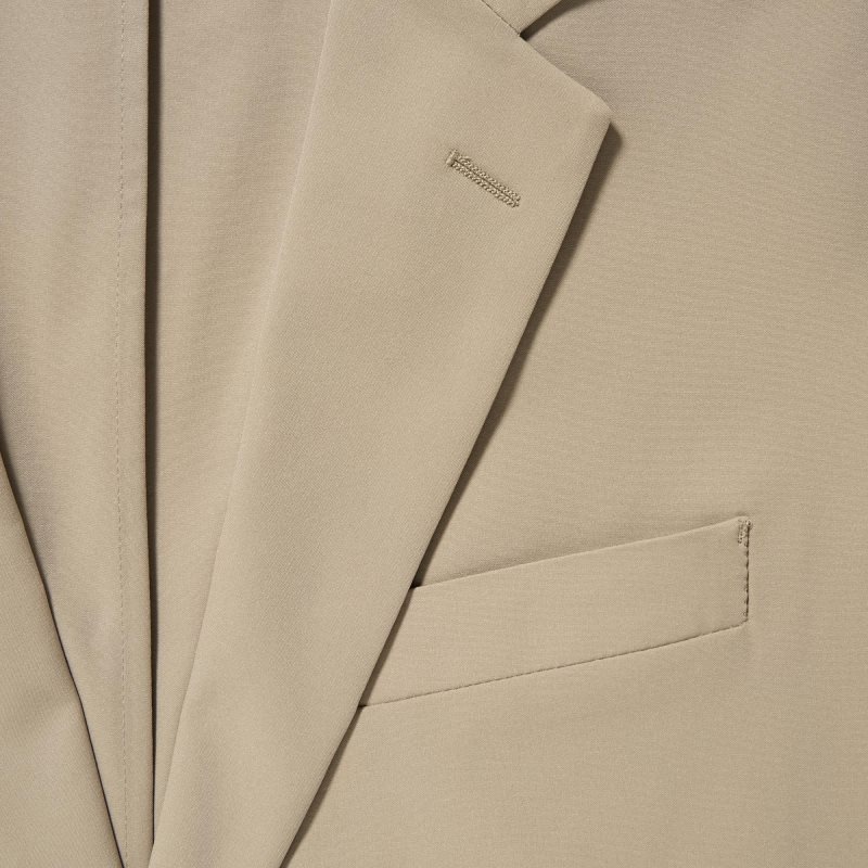 Beige Uniqlo Airsense Cotton Like Ultra Light Men Jackets | 9573853