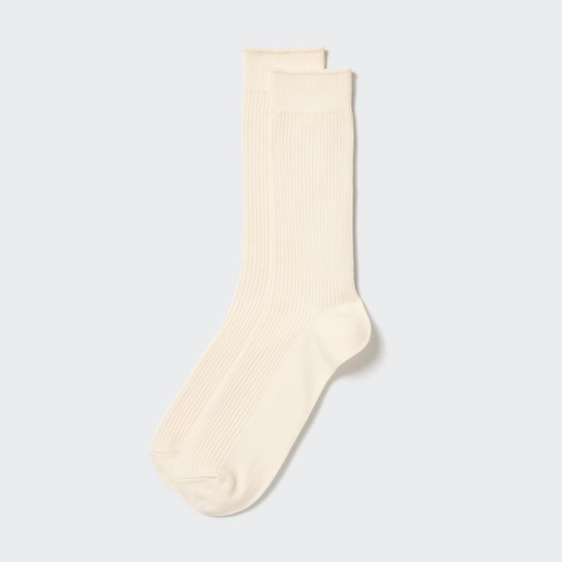 Beige Uniqlo Colorful 50 Men Socks | 490684