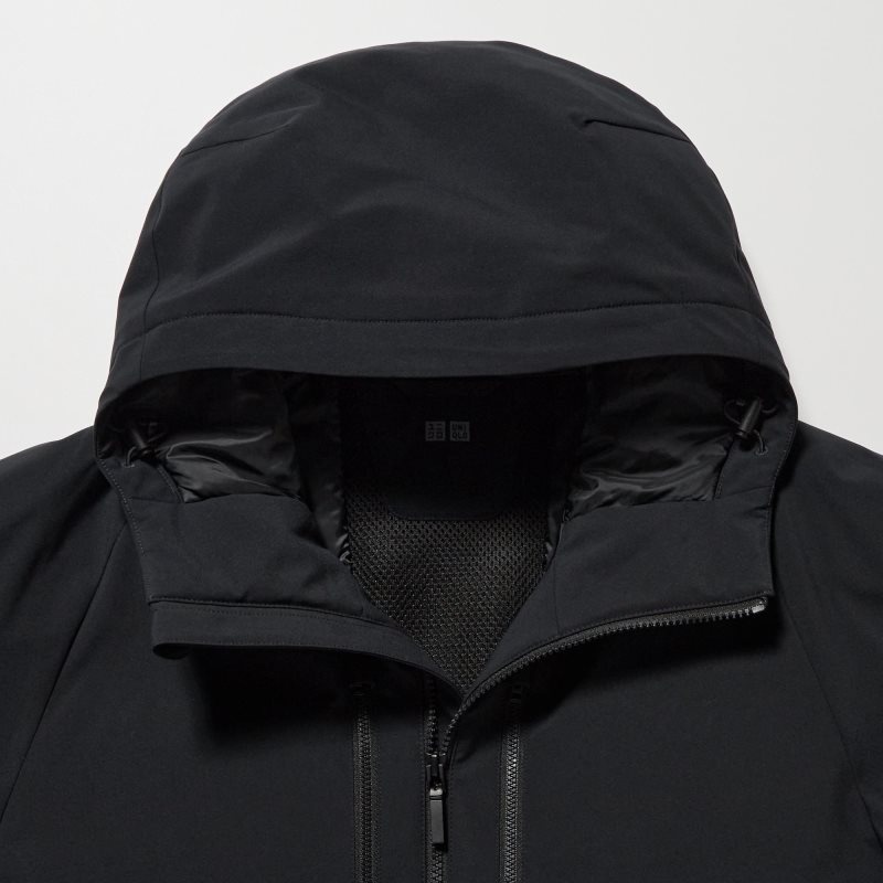 Beige Uniqlo Hybrid Down 3d Cut Men Parka | 9140060