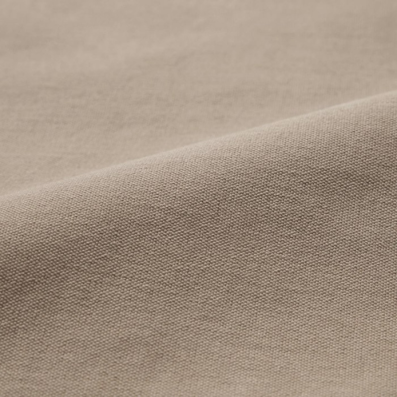 Beige Uniqlo Jersey Women Shirts | 3849927