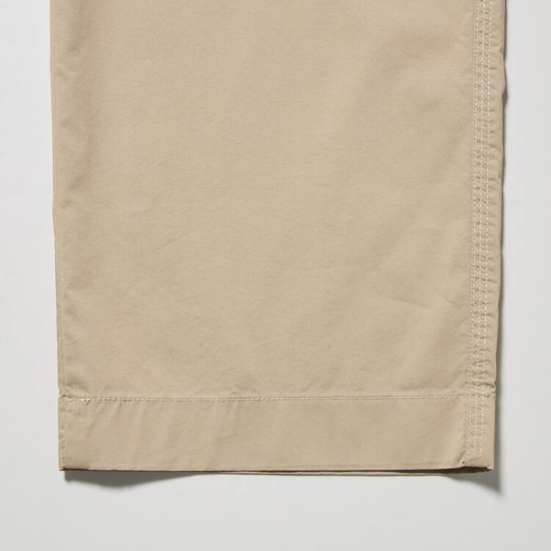 Beige Uniqlo Jw Anderson Easy Men Pants | 6743944
