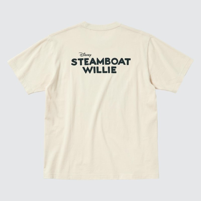 Beige Uniqlo Magic For All Favorites Ut Short-sleeve Graphic Men T Shirts | 3677732