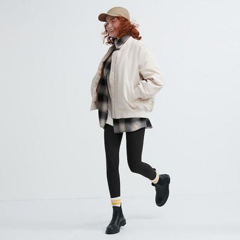 Beige Uniqlo UV Protection Twill Women Caps | 9135435
