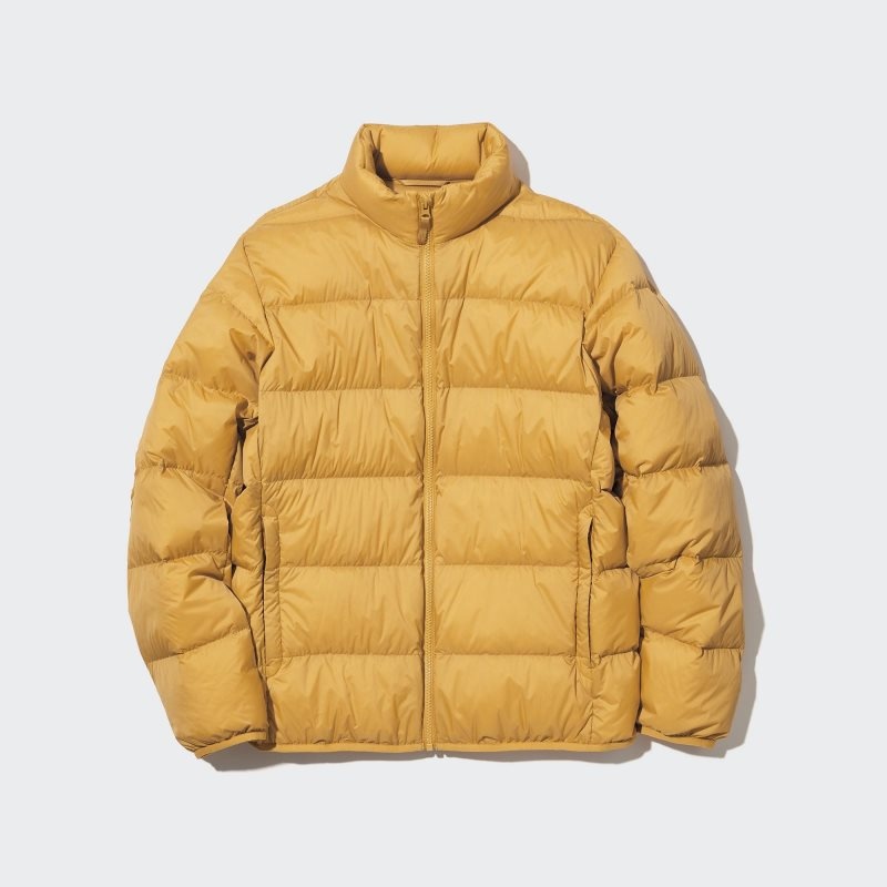 Beige Uniqlo Ultra Light Down 3d Cut Wide Quilt Men Jackets | 3184689