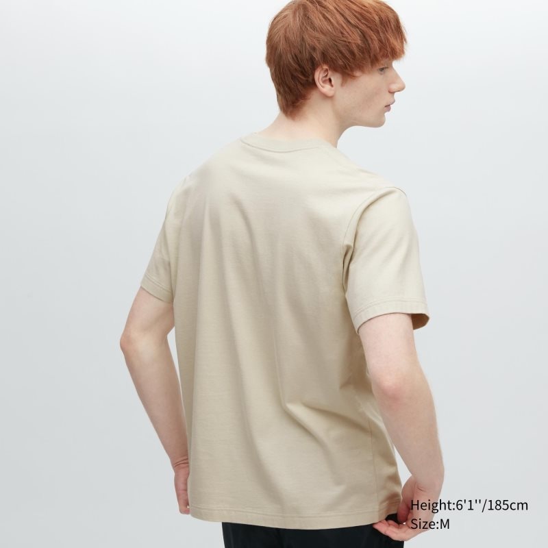 Beige Uniqlo Ut Archive Ut Short Sleeve Graphic Keith Haring Men T Shirts | 973852