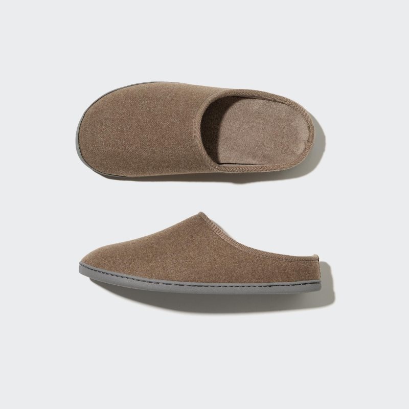 Beige Uniqlo Washable Men Slippers | 7543288