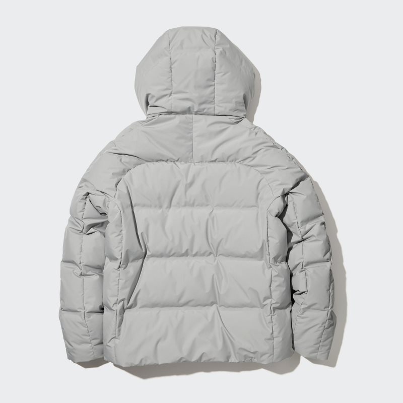 Black Uniqlo 3d Cut Seamless Down Men Parka | 5590607
