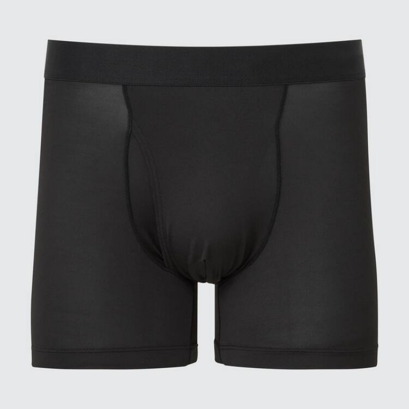 Black Uniqlo Airism Boxers Men Underwear | 2894861