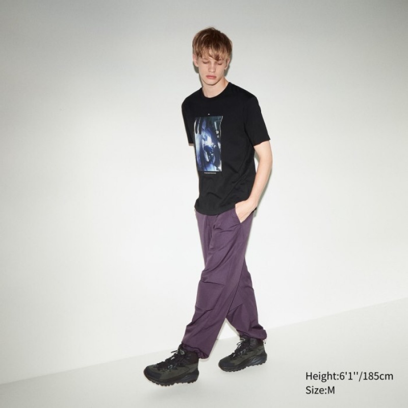 Black Uniqlo Anime JUJUTSU KAISEN Season 2 UT Short-Sleeve Women T Shirts | 2826482