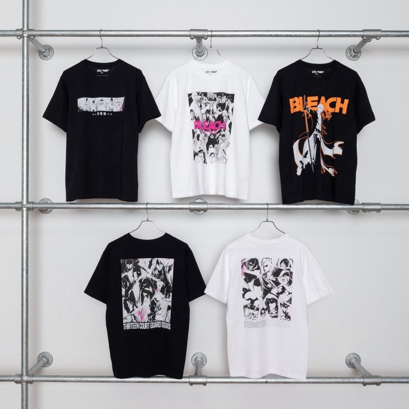 Black Uniqlo Bleach: Thousand-year Blood War Ut Short-sleeve Graphic Men T Shirts | 100612