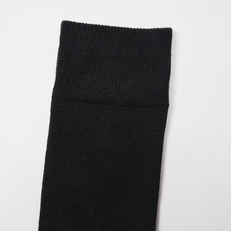 Black Uniqlo Color Block Men Socks | 4495387