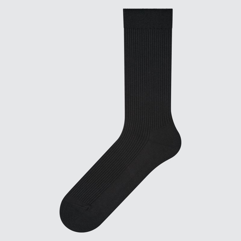 Black Uniqlo Colorful 50 Men Socks | 4913501