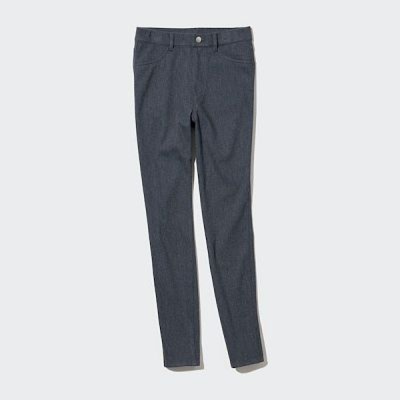Black Uniqlo HEATTECH Ultra Stretch High-Rise Women Leggings | 6018780