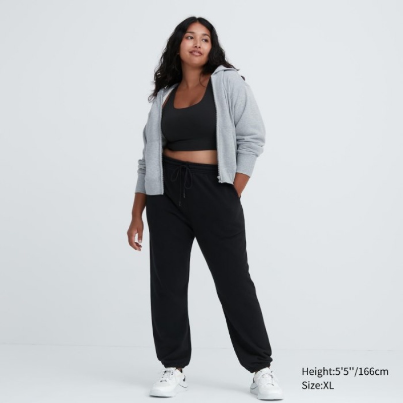 Black Uniqlo Jogger Women Pants | 7546588