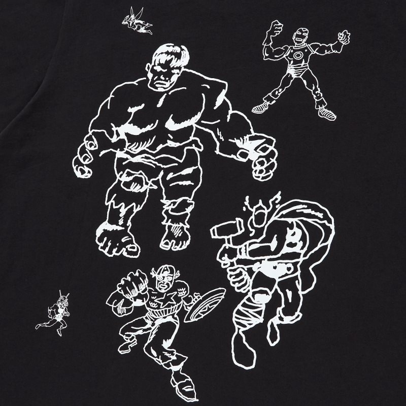 Black Uniqlo Magic For All Favorites Ut Short-sleeve Graphic Men T Shirts | 801682