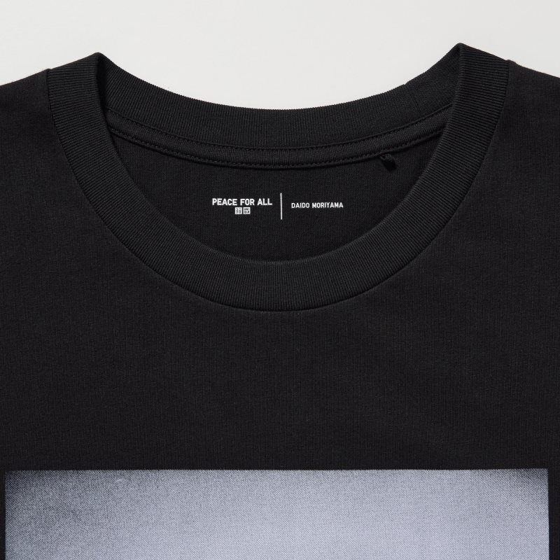 Black Uniqlo Peace For All Daido Moriyama Short-sleeve Graphic Men T Shirts | 1051918
