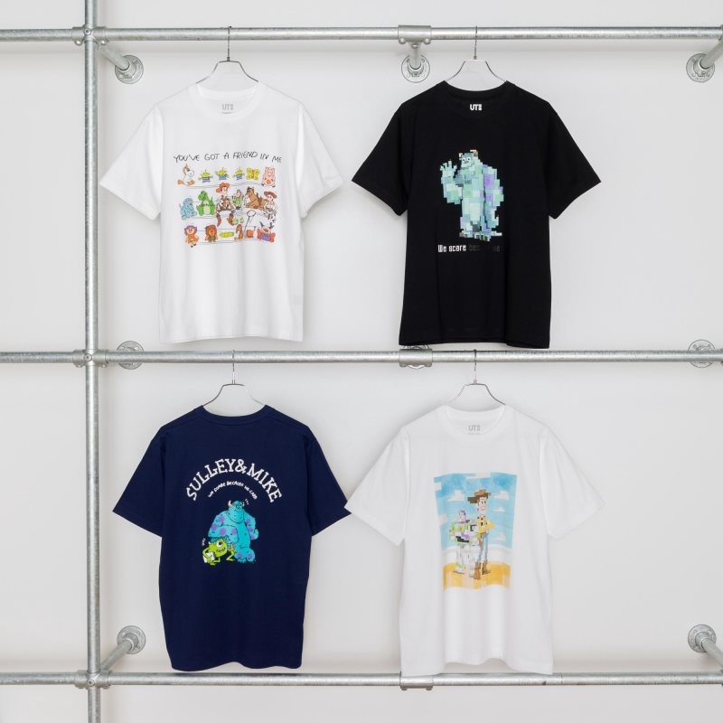 Black Uniqlo Pixar Art Ut Short-sleeve Graphic Adam Lister Men T Shirts | 9753051