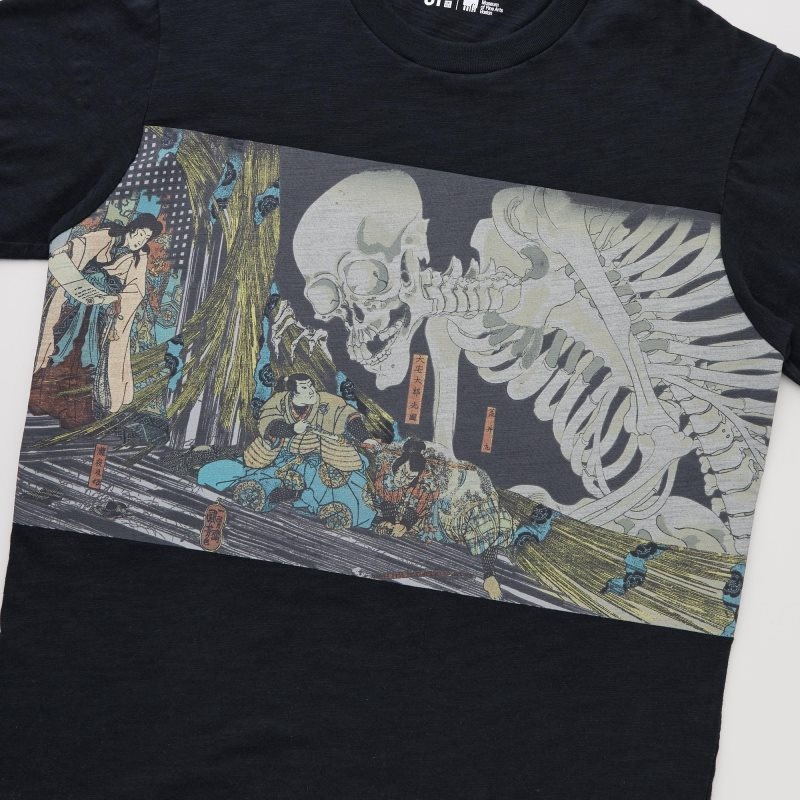 Black Uniqlo Ukiyo-e Ut Short-sleeve Graphic Men T Shirts | 9020668