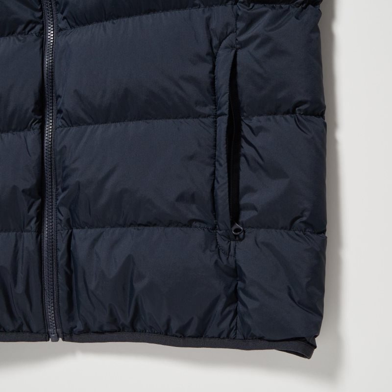 Black Uniqlo Ultra Light Down 3d Cut Wide Quilt Men Jackets | 3538793