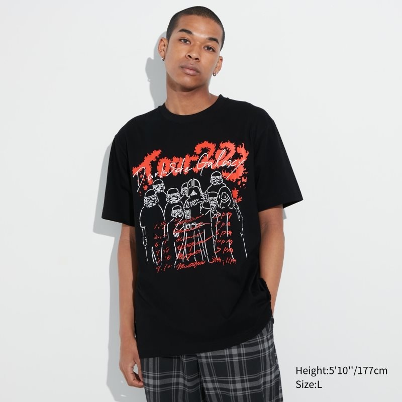 Black Uniqlo Utgp2023: Magic For All Ut Short-sleeve Graphic Takashi Miyahira Men T Shirts | 2911418