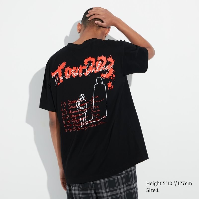 Black Uniqlo Utgp2023: Magic For All Ut Short-sleeve Graphic Takashi Miyahira Men T Shirts | 2911418