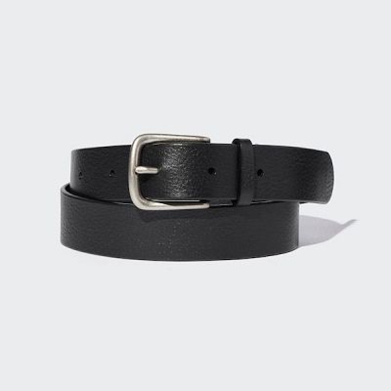 Black Uniqlo Vintage Women Belts | 7269795