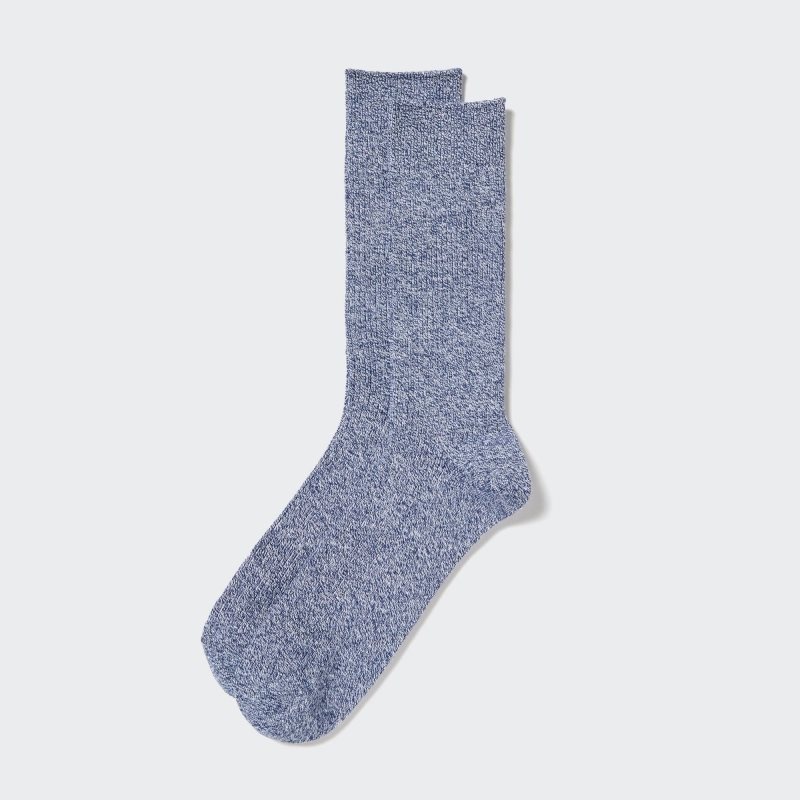 Blue Uniqlo Colorful 50 Men Socks | 8894287