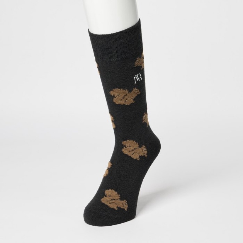 Blue Uniqlo HEATTECH Anti-Odor Women Socks | 9753646