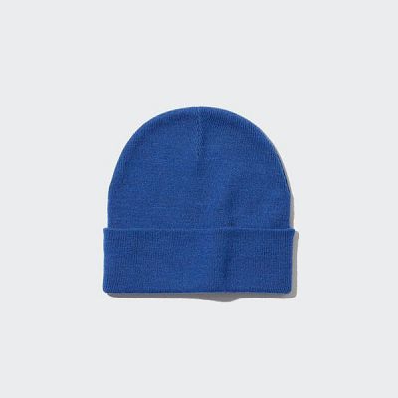 Blue Uniqlo HEATTECH Watch Women Caps | 4982393