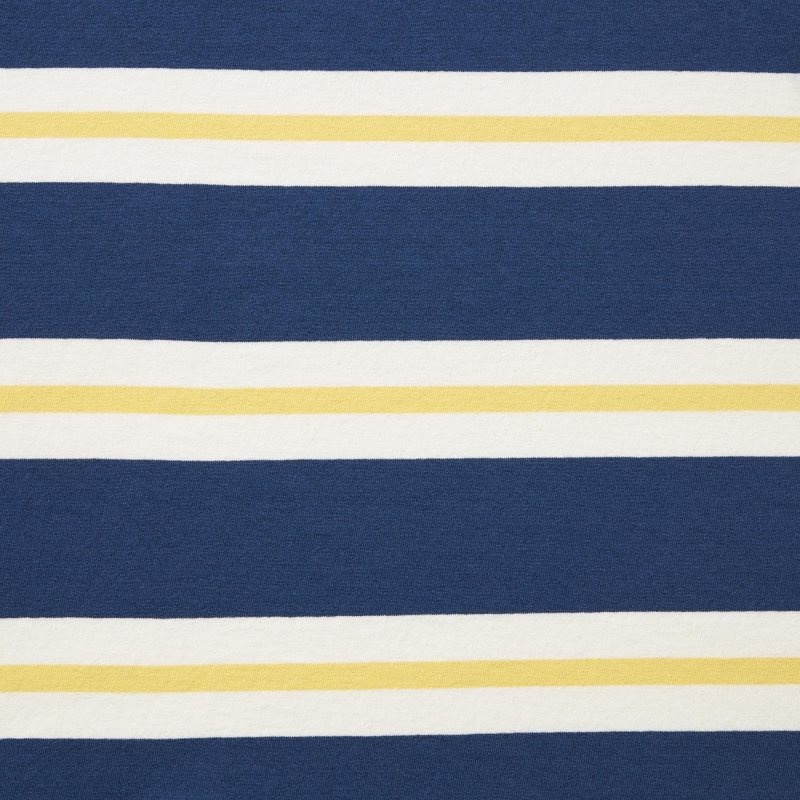 Blue Uniqlo Oversized Striped Half-sleeve Men T Shirts | 7876165