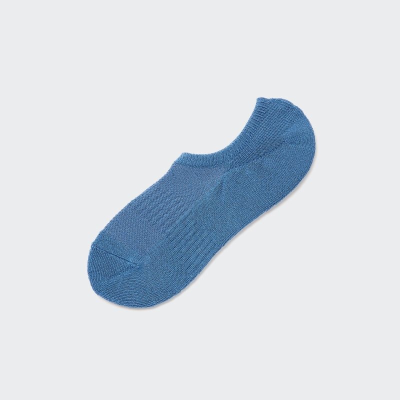 Blue Uniqlo Pile Low Cut Men Socks | 5258875