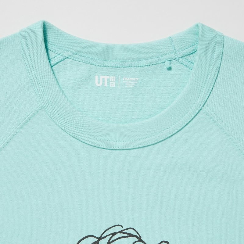 Blue Uniqlo Retro Peanuts Ut Oversized Short-sleeve Graphic Men T Shirts | 354963
