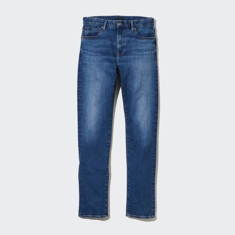 Blue Uniqlo Slim Fit Men Jeans | 2011242