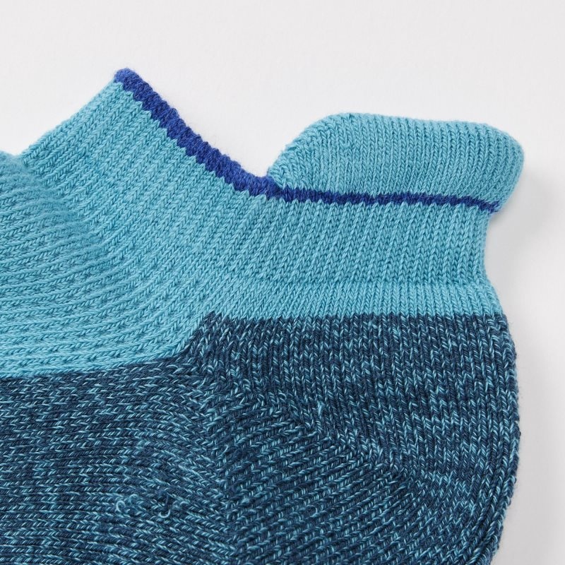 Blue Uniqlo Sports Pile-lined Short Men Socks | 2784218
