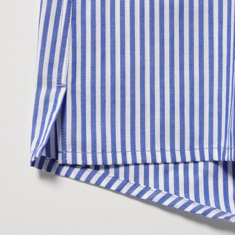 Blue Uniqlo Woven London Striped Boxer Men Underwear | 7367561
