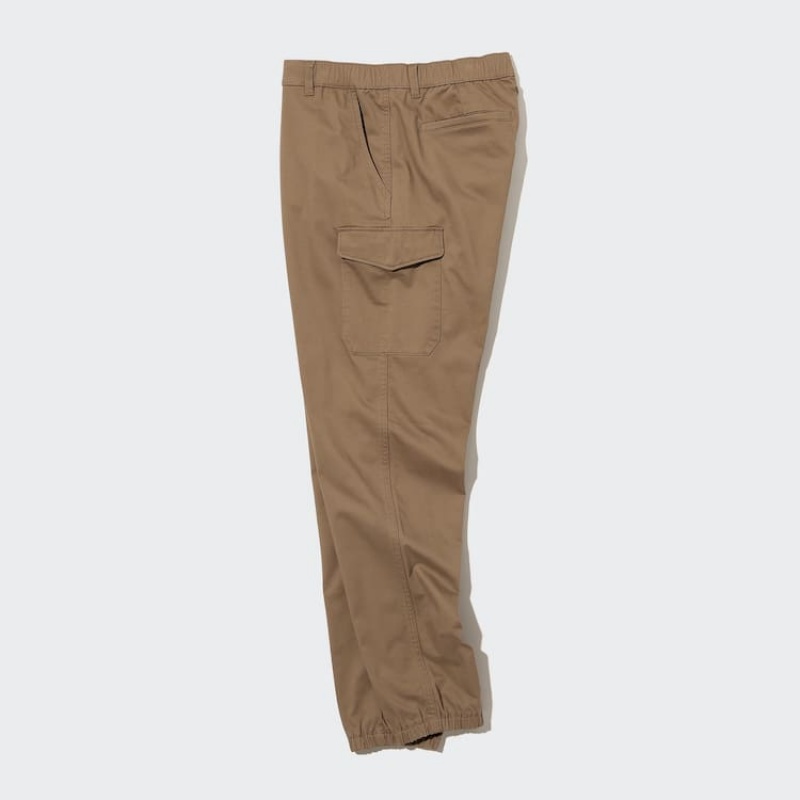 Brown Uniqlo Cargo Jogger Men Pants | 9264383